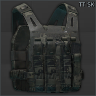 Tasmanian Tiger SK plate carrier (MultiCam Black) Default