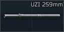 UZI 9x19 259mm barrel