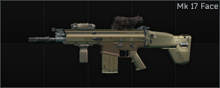 FN SCAR-H 7.62x51 assault rifle (FDE) Face