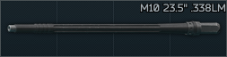 Sako TRG M10 .338 LM 23.5 inch barrel