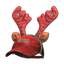 Hat with antlers