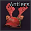 Hat with antlers