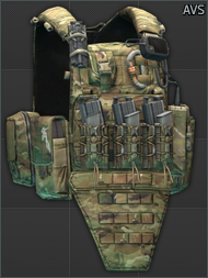 Crye Precision AVS 插板胸挂（复合迷彩） 网格