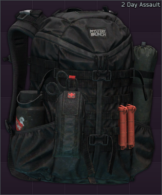 Mystery Ranch 2 Day Assault Pack (Black) 网格