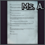 Transcript of conversation with Ms. A.
