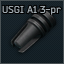 AR-15 Colt USGI A1 3-prong 5.56x45 flash hider