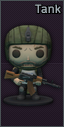 Walking Tank figurine
