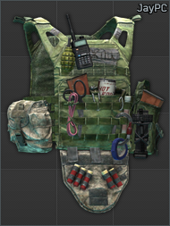 Tac-Kek JayPC plate carrier (OD Green) 网格